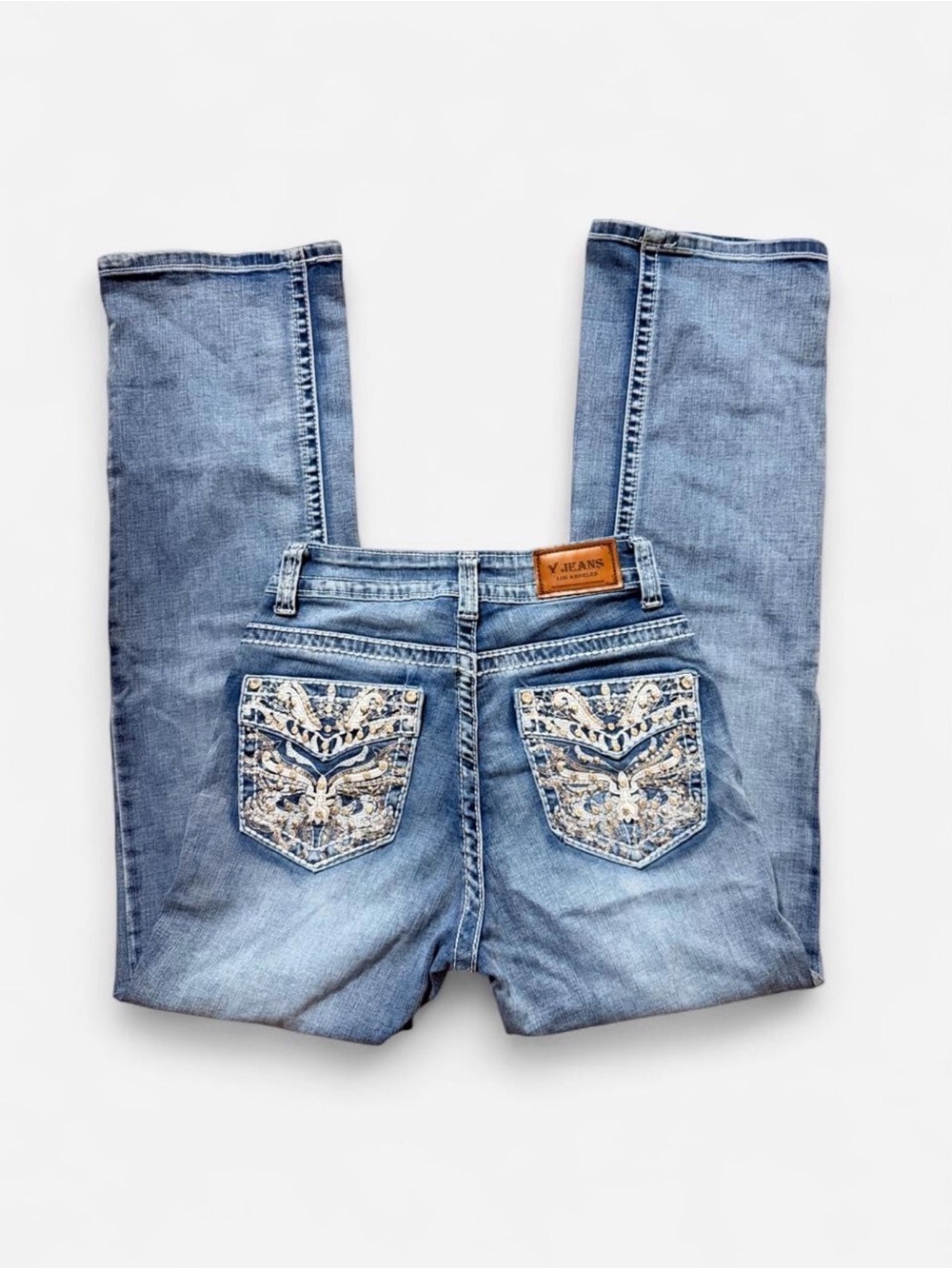 Embellished Light Blue Women's Jeans